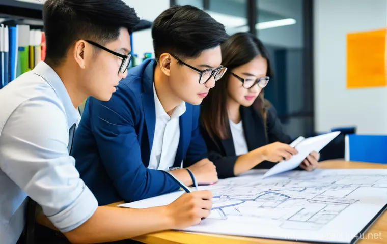 토목기사 실기시험 모범 답안 - **Prompt 1: Focused Civil Engineering Student in Vietnam**
    "A young Vietnamese male student, aro...