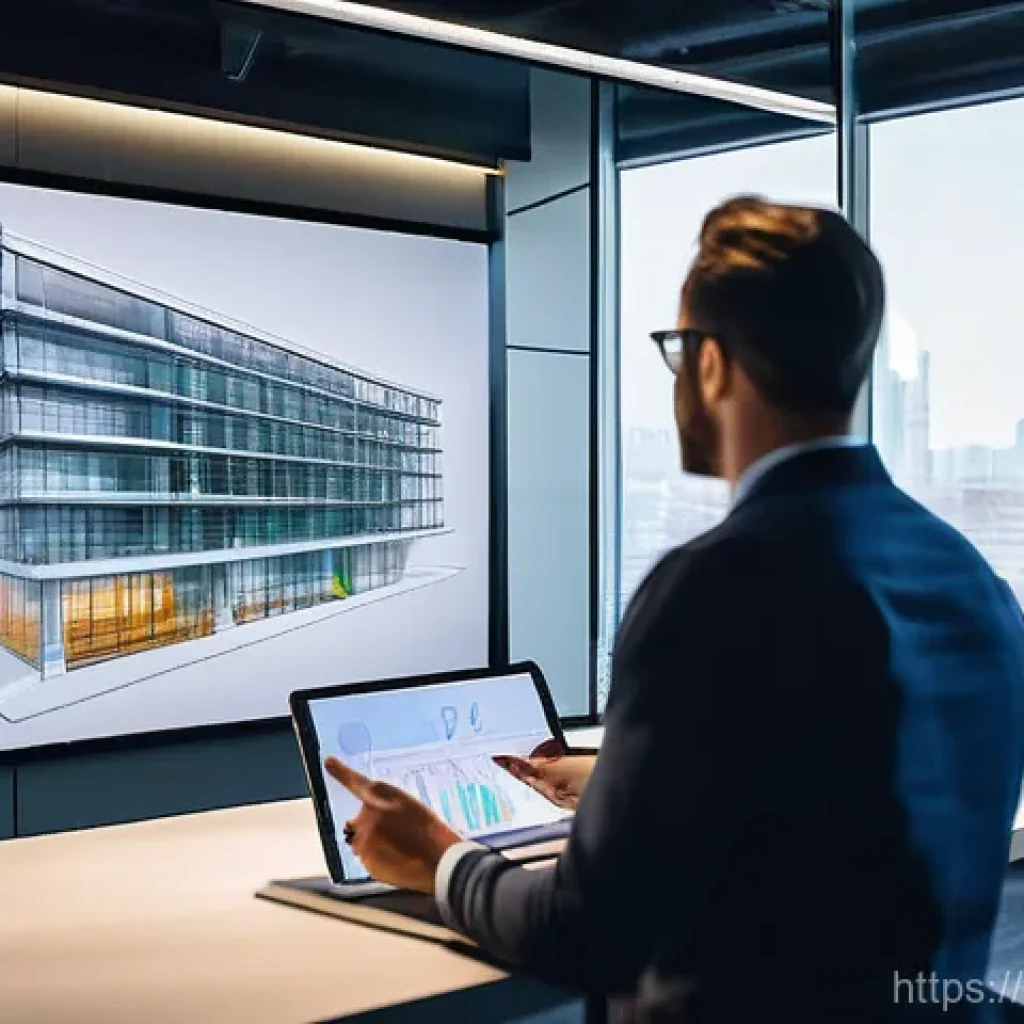 토목공학의 주요 데이터 분석 도구 - **Prompt:** A dynamic and inclusive team of diverse construction professionals, including male and f...