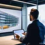 토목공학의 주요 데이터 분석 도구 - **Prompt:** A dynamic and inclusive team of diverse construction professionals, including male and f...